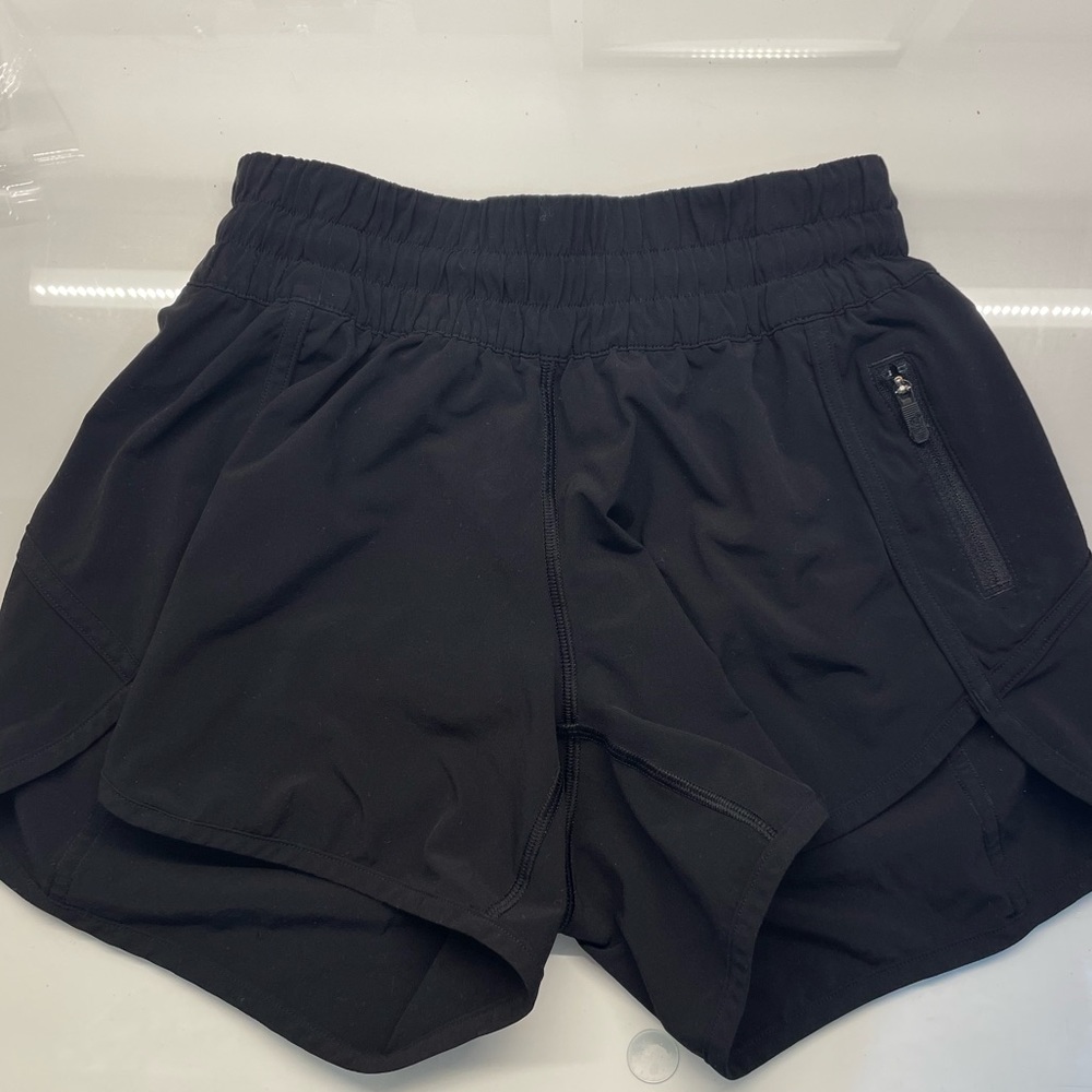 Lululemon Black Track Shorts (4” length)